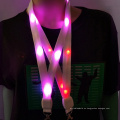 Nuevo LED Light Up Neck Strap Band Cordón llavero ID Badge Cuerda colgante de encaje